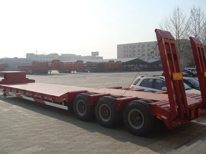 3 Axle 50 Ton Lowbed Trailer For Sale