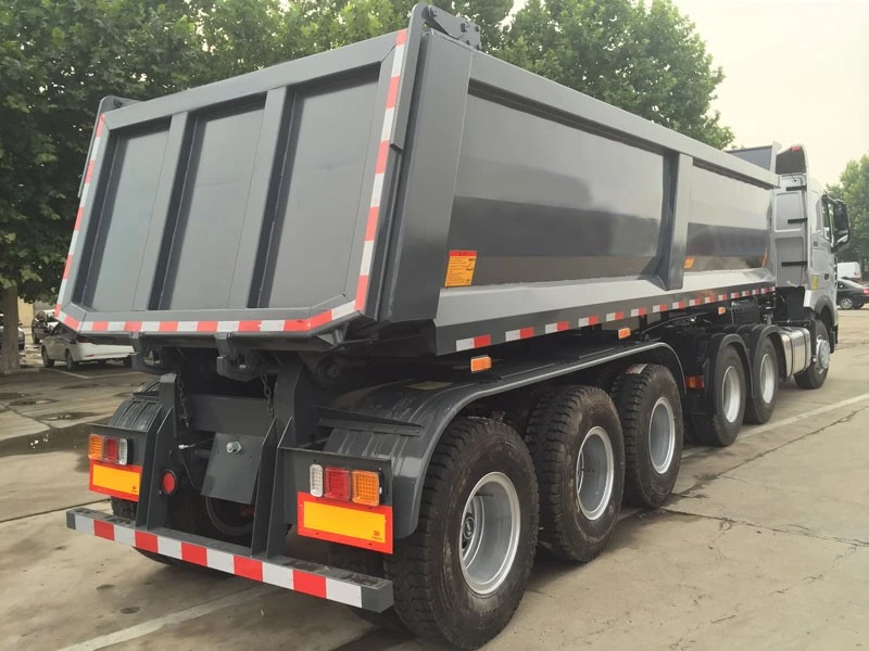 Custom 30/50 Ton Dump Semi Trailer suppliers